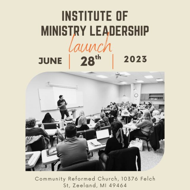We are launching our Institute of Ministry Leadership for Alliance churches in West Michigan! If this is you, we'd love to have you join us as we begin this exciting season together growing in knoweledge and love for our Savior so we are better equipped to serve the people He has called us to minister to! If you're not attending, would you join us in prayer as we begin this exciting adventure?!