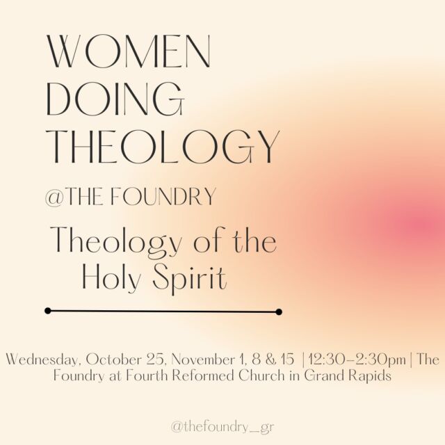 Calling all women! 

Ever wondered about the Holy Spirit? Who is He? What is His role in our lives? 

Come join us as we take a look at the Holy Spirit together!